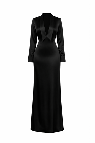 Heart Collar Slip Dress