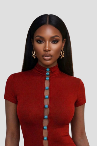 Azure Beaded Sun Dress – Goude By Noire