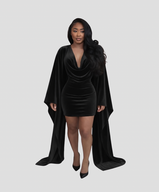 Noir Butterfly Dress